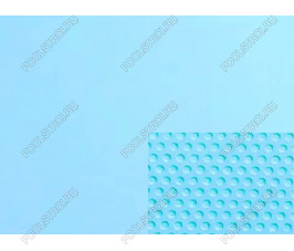 Пленка для отделки бассейнов голубая ребристая CLASSIC non-slip light blue 687 Elbtal Plastics