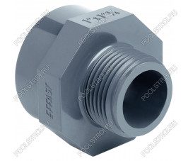 Муфта ПВХ Effast RERMGE040F редукционная, с внешней и внутренней резьбой d1-1/4