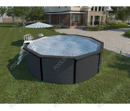 Морозоустойчивые бассейны MAGIC POOL (3х1,32м) (цвет ротанг)