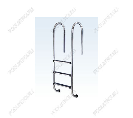 Лестница  3 ступени  (у.б.) Flexinox WALL  AISI-316 (87131132)