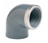 Угол 90° c металлическим кольцом EFFAST d40x1-1/4